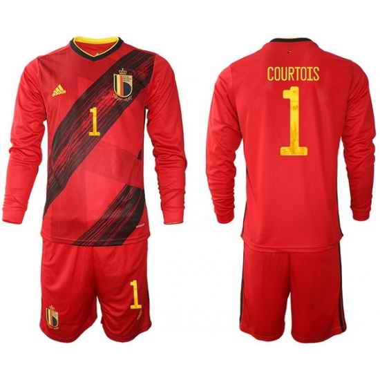 Mens Belgium Long Soccer Jerseys 016